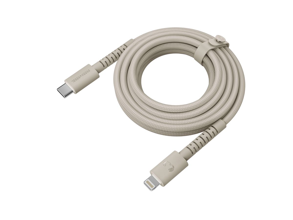 Fresh 'n Rebel USB-C to Lightning Sand