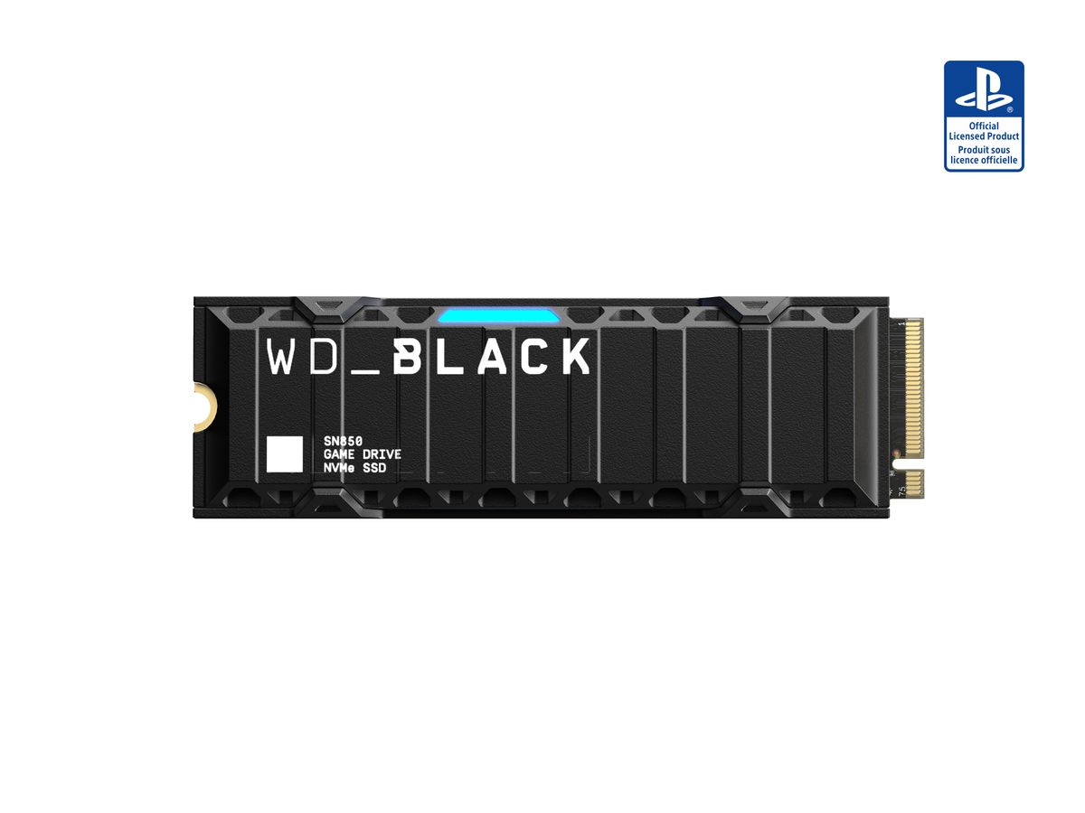 WD BLACK SN850 Heatsink for PS5 2TB