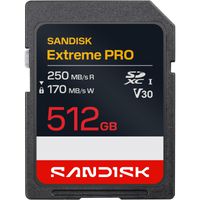 SANDISK Extreme PRO 250MB/s SDXC 512GB