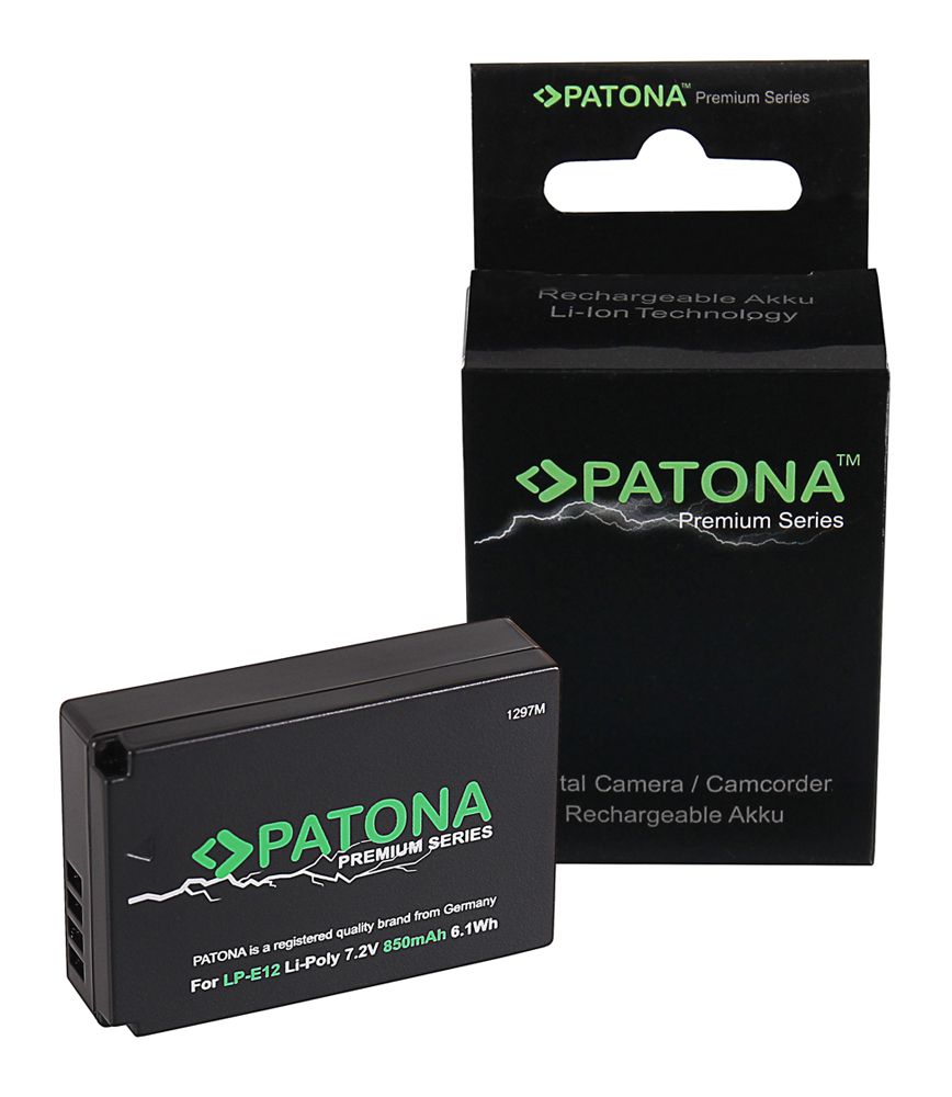 Patona Premium Batterie Canon LP-E12