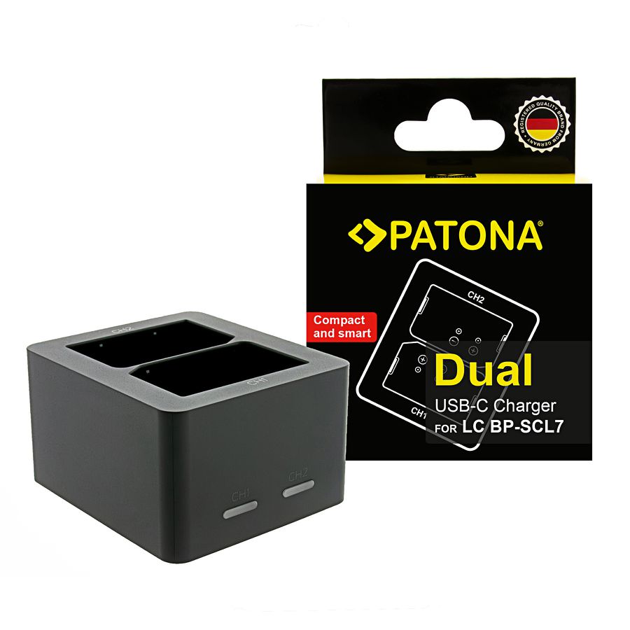 Patona Chargeur Dual Leica BP-SCL7