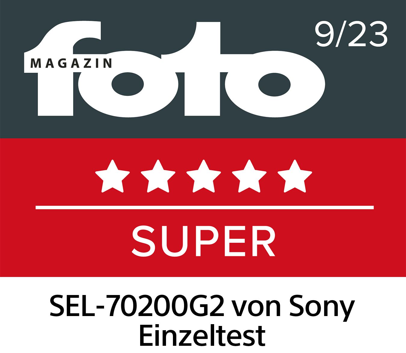 Sony E-Mount FF 70-200mm F4 G2 OSS