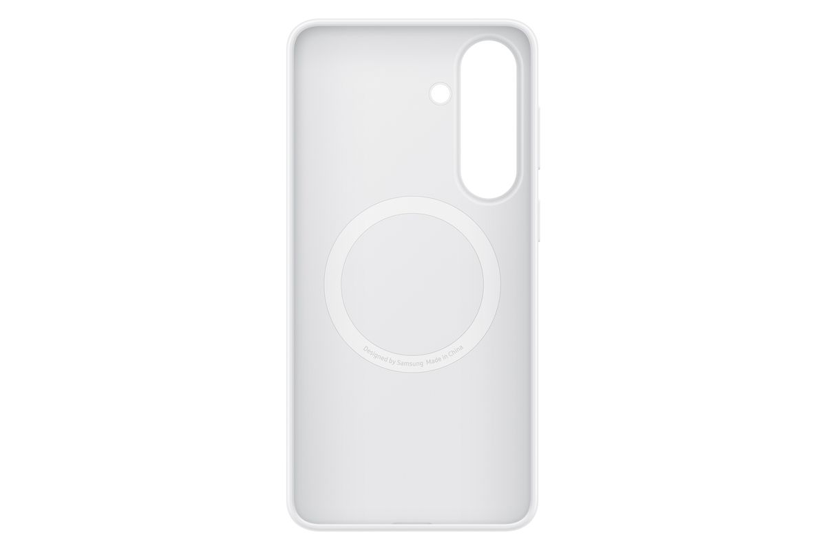 Samsung S26+ Silicone Magnet Case White