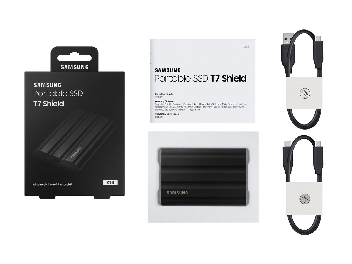 Samsung PSSD T7 Shield 2TB black