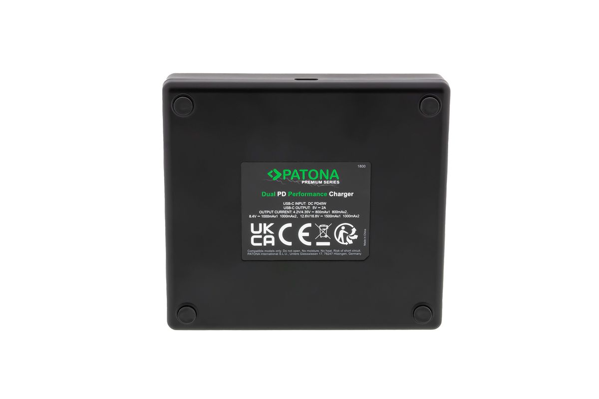 Patona Dual PD Canon LP-E6 Serie USB-C