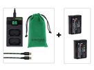 Patona NP-W235 Fast Charger+2 Akkus Kit