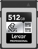 Lexar 3600MB/s CFexpress4.0 512GB Silver