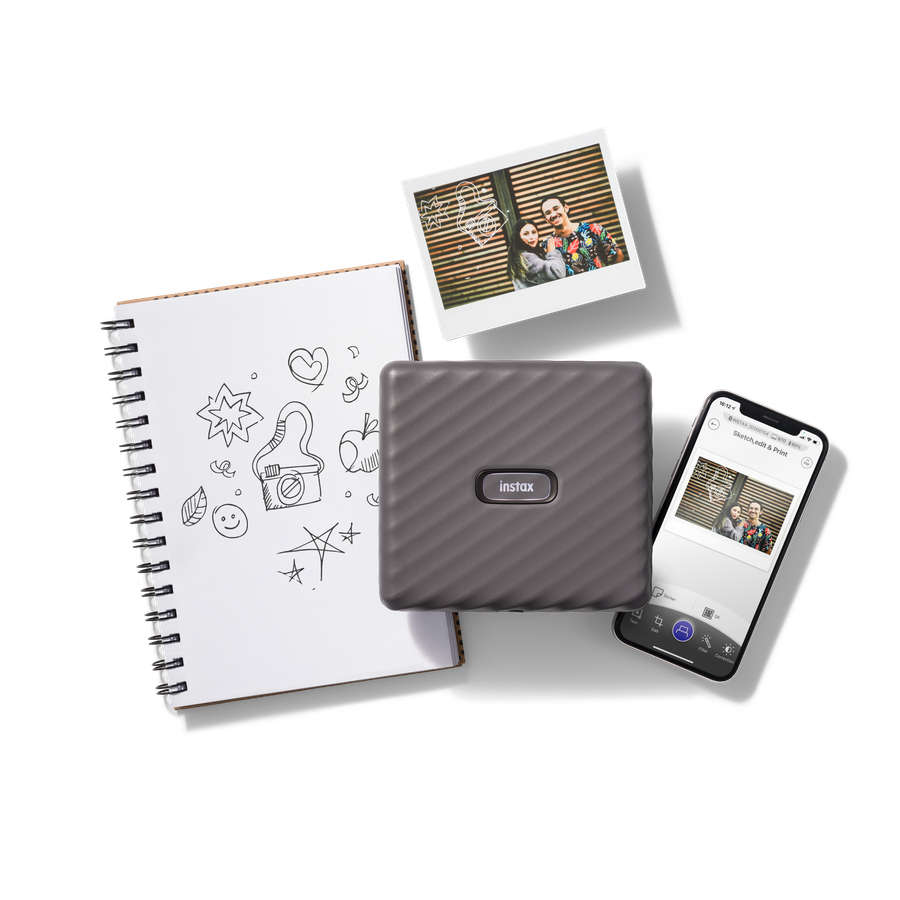 Fujifilm Instax Link Wide Mocha Gray