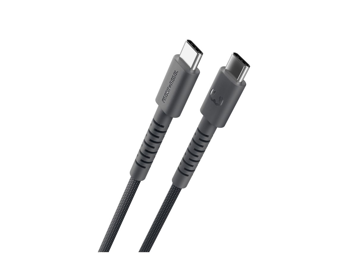 Fresh 'n Rebel USB-C to USB-C Storm Grey