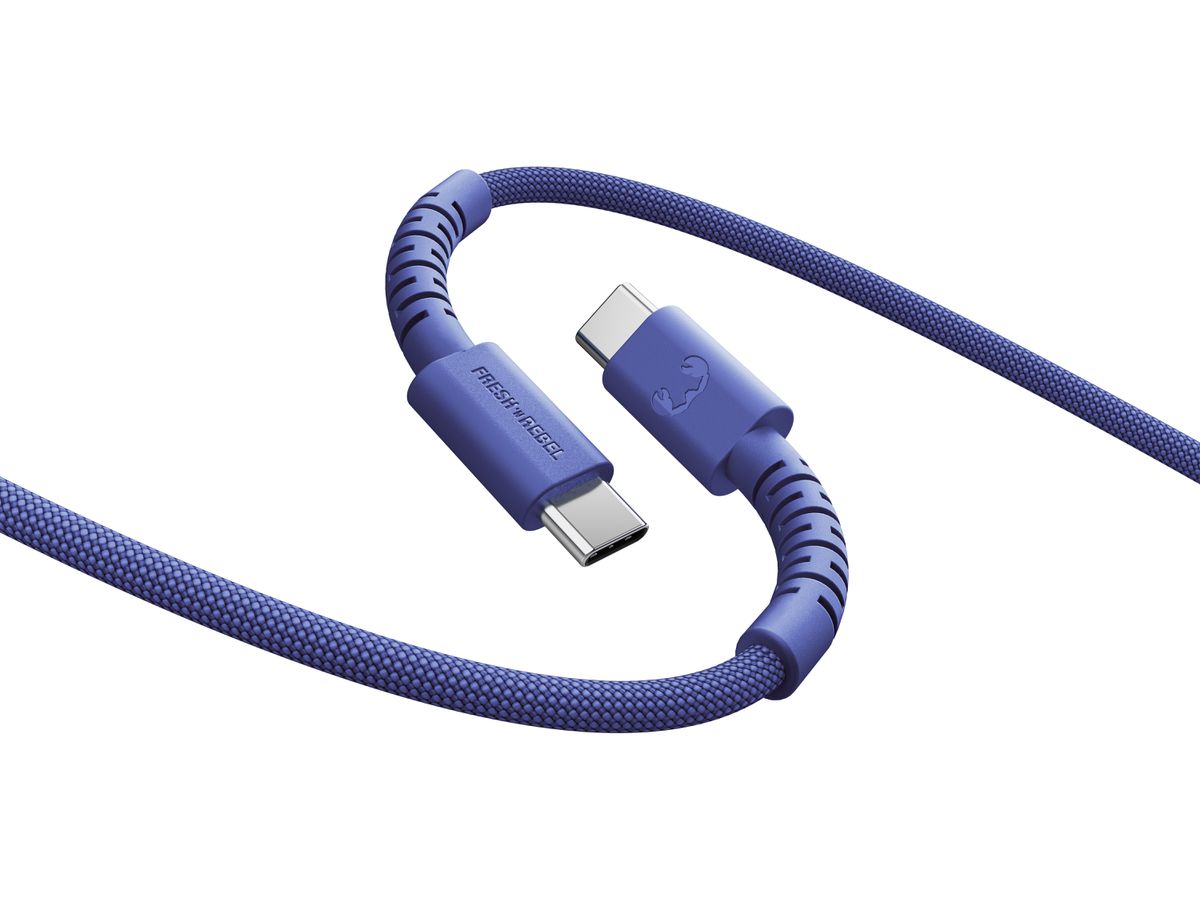 Fresh 'n Rebel USB-C to USB-C True Blue