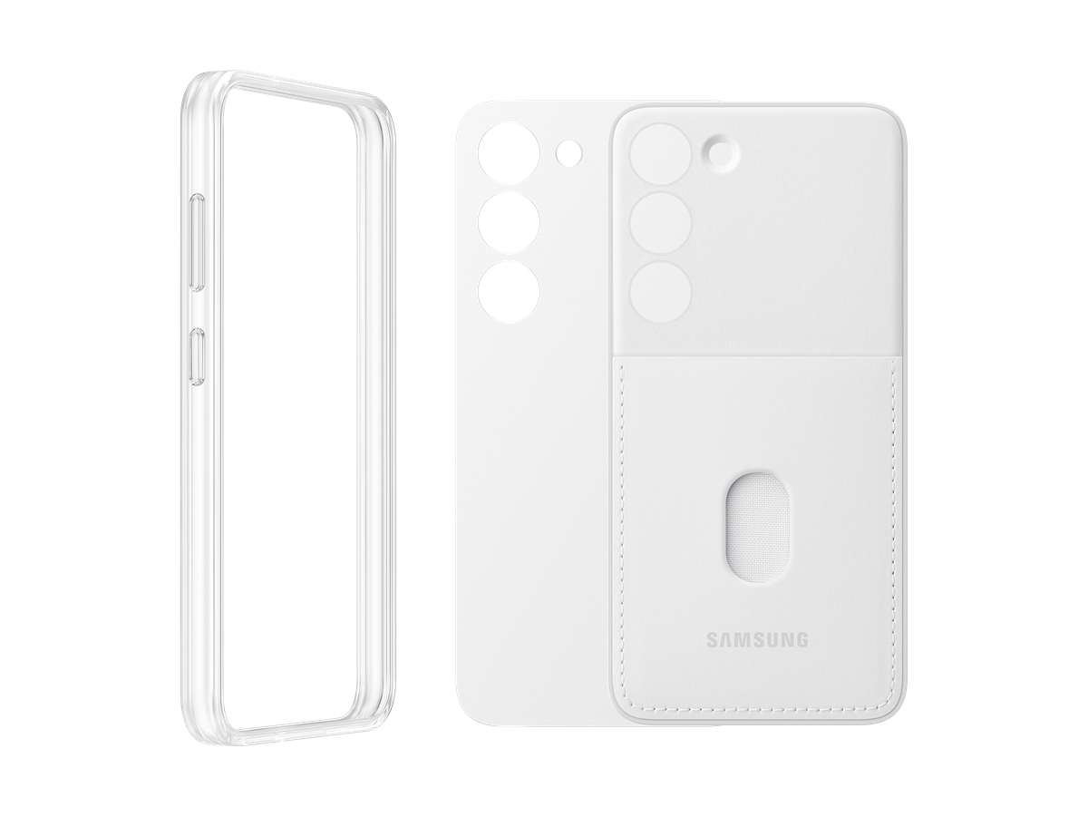 Samsung S23 Frame Case White