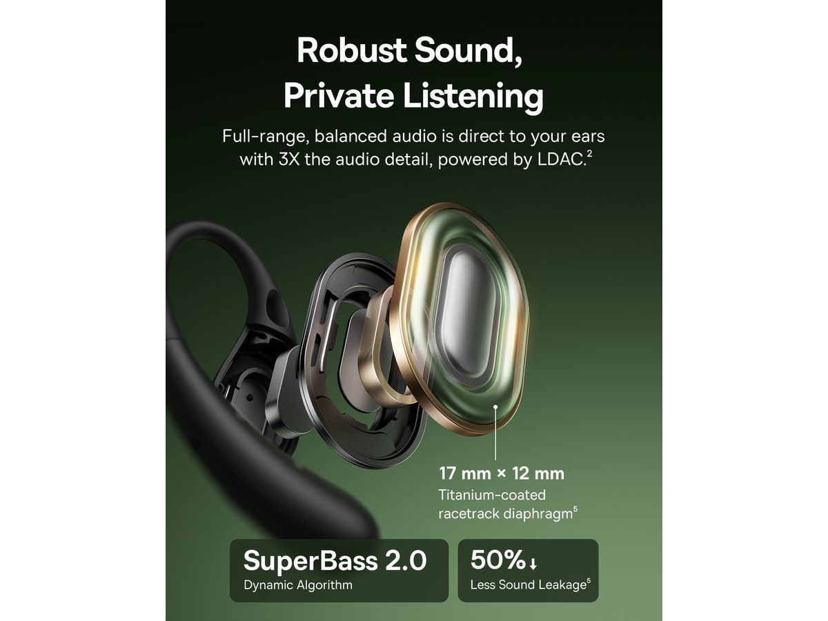 Baseus Eli Sport2 OpenEar TWS Earbud Wh.