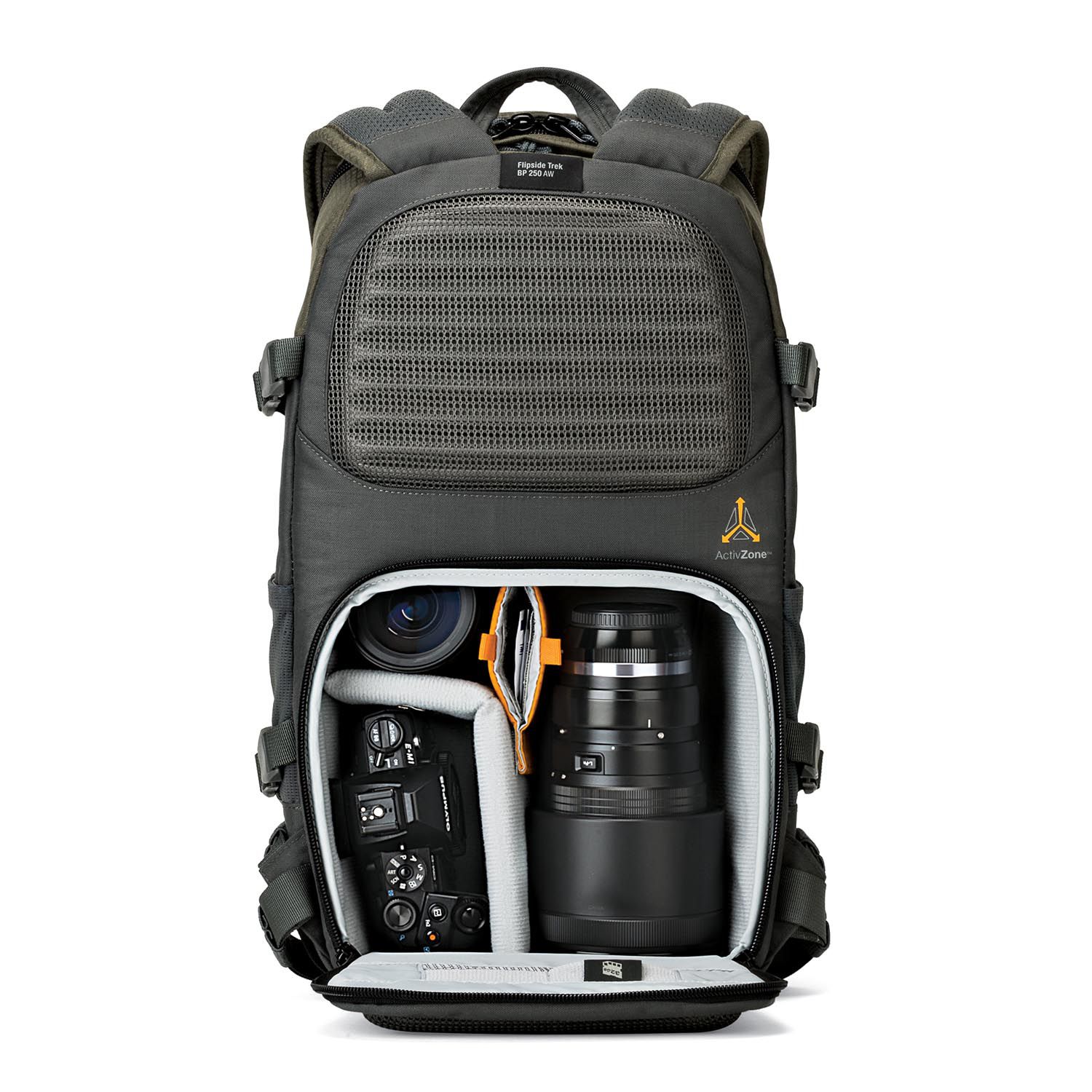 Lowepro Flipside Trek BP 250AW gris/vert