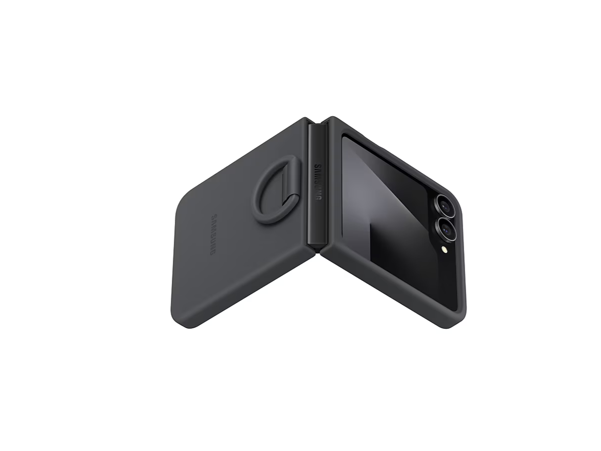 Samsung Z Flip 7 FE Silicone Case Black