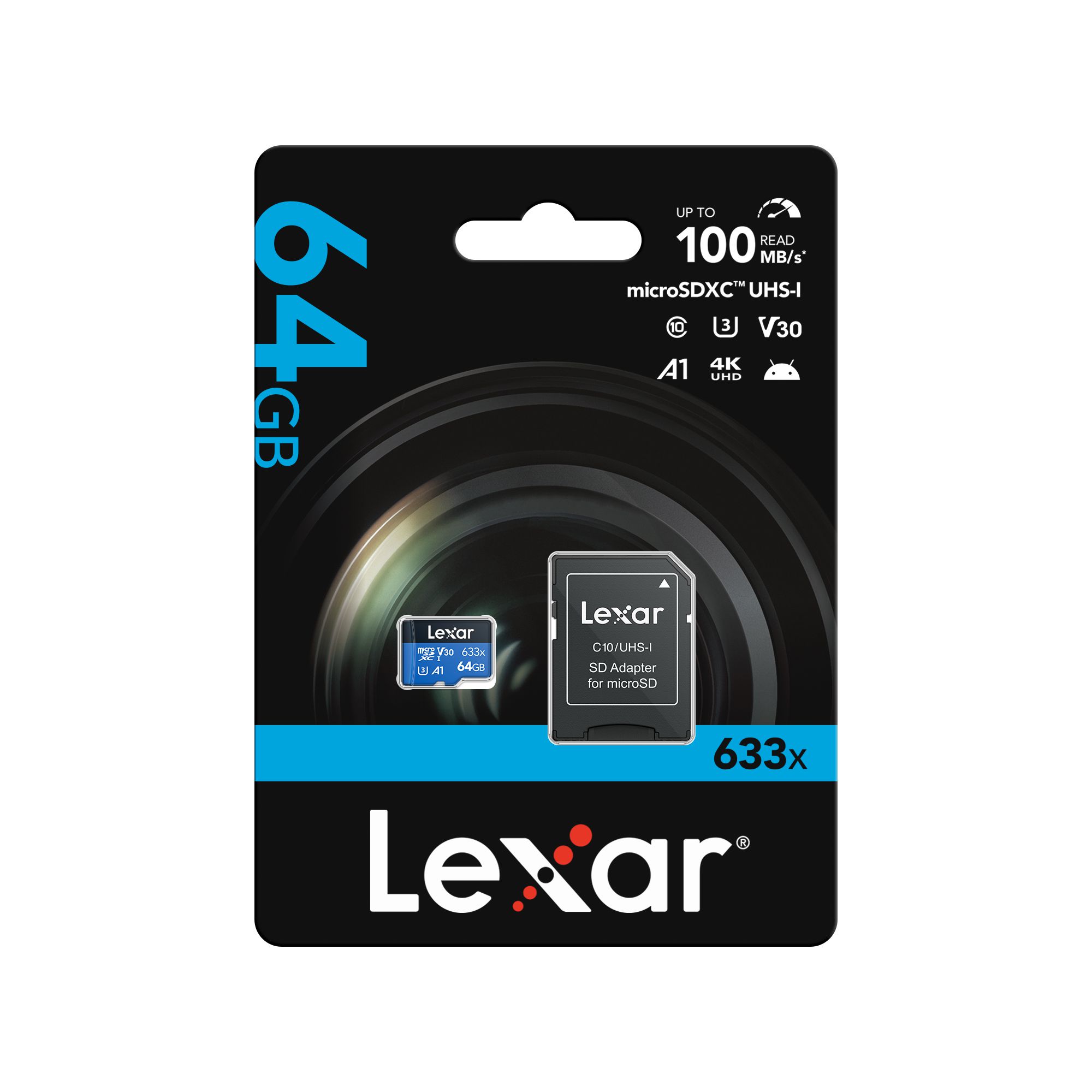 Lexar micro SDXC 100MB/s 64GB Blue m.A