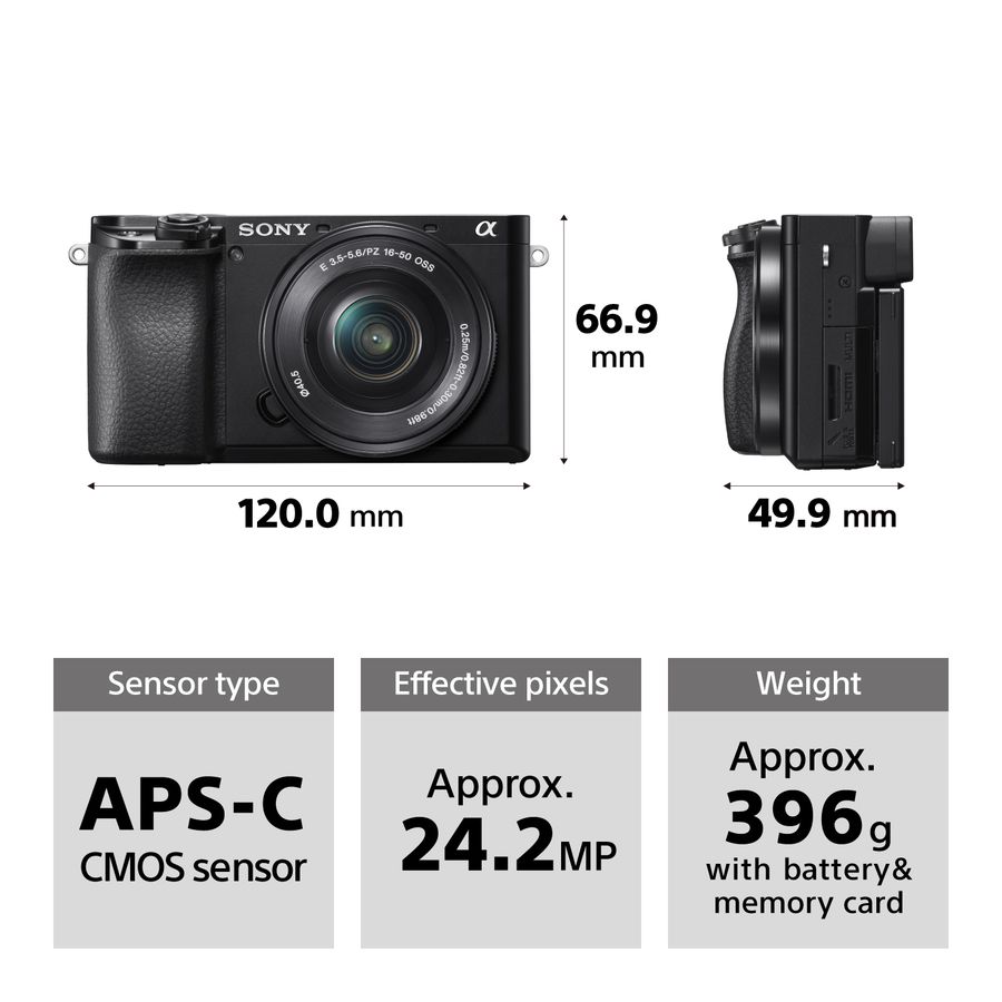 Sony Alpha 6100 Kit 16-50 / 55-210mm