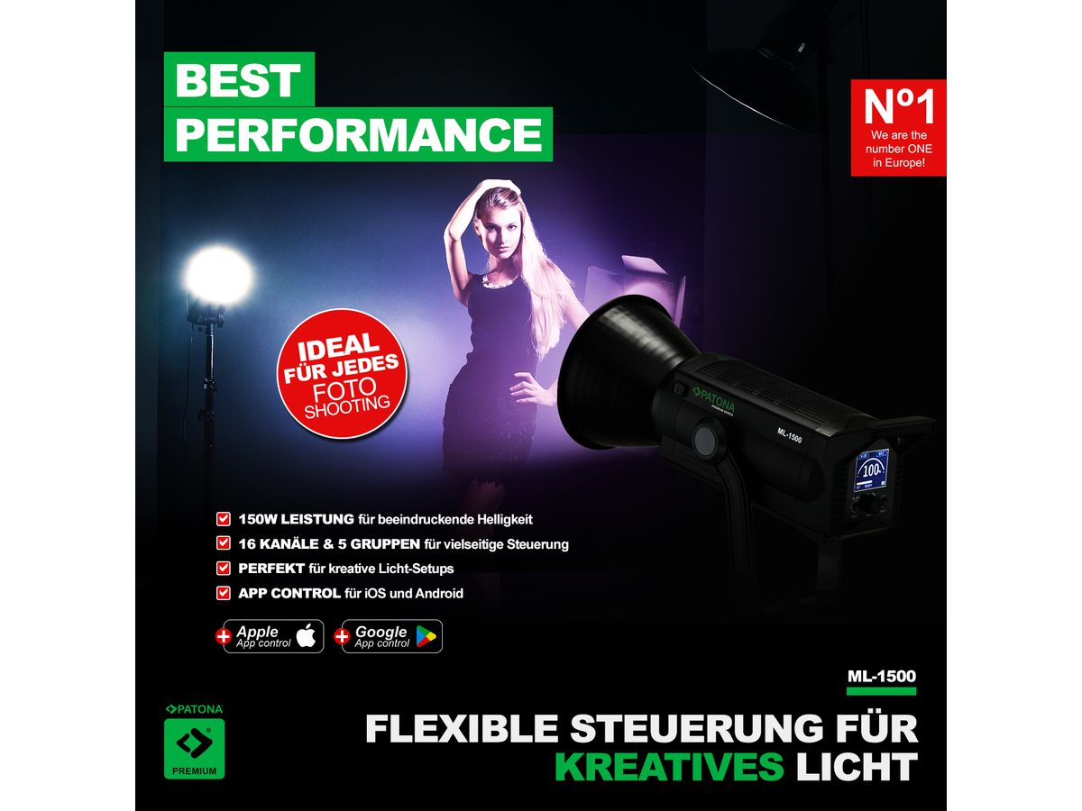 Patona Premium LED Light ML-1500