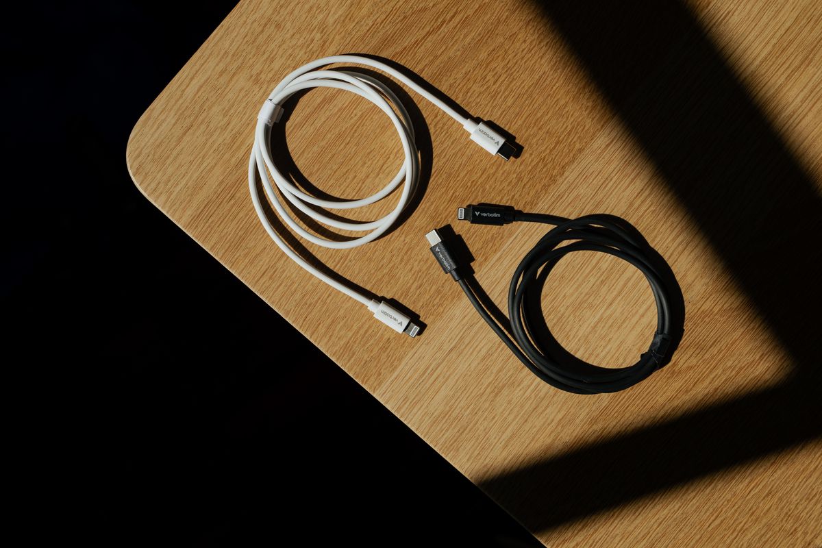 Verbatim USB-C to Lightning 1m 2 Pack