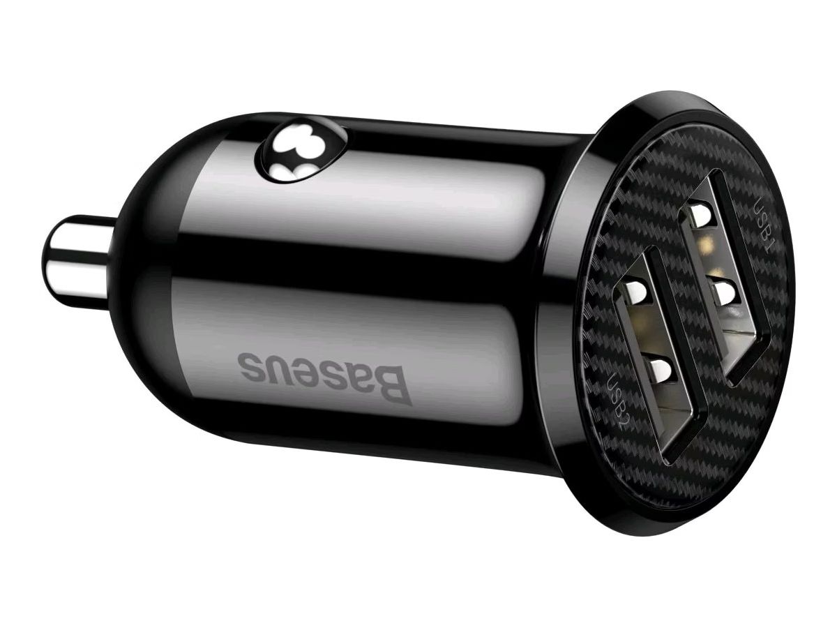 Baseus Dual Car Charger Black