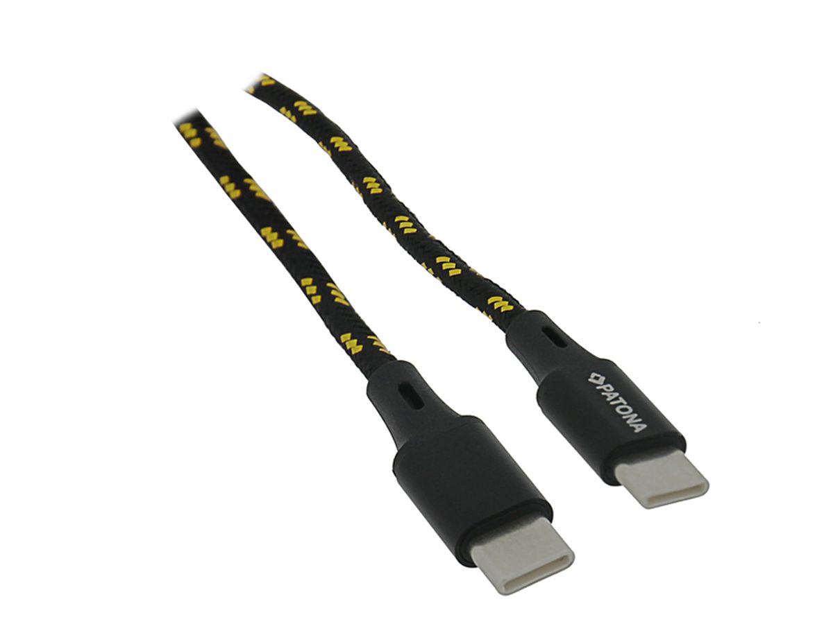 Patona USB-C - USB-C Kabel 0.6m 30W