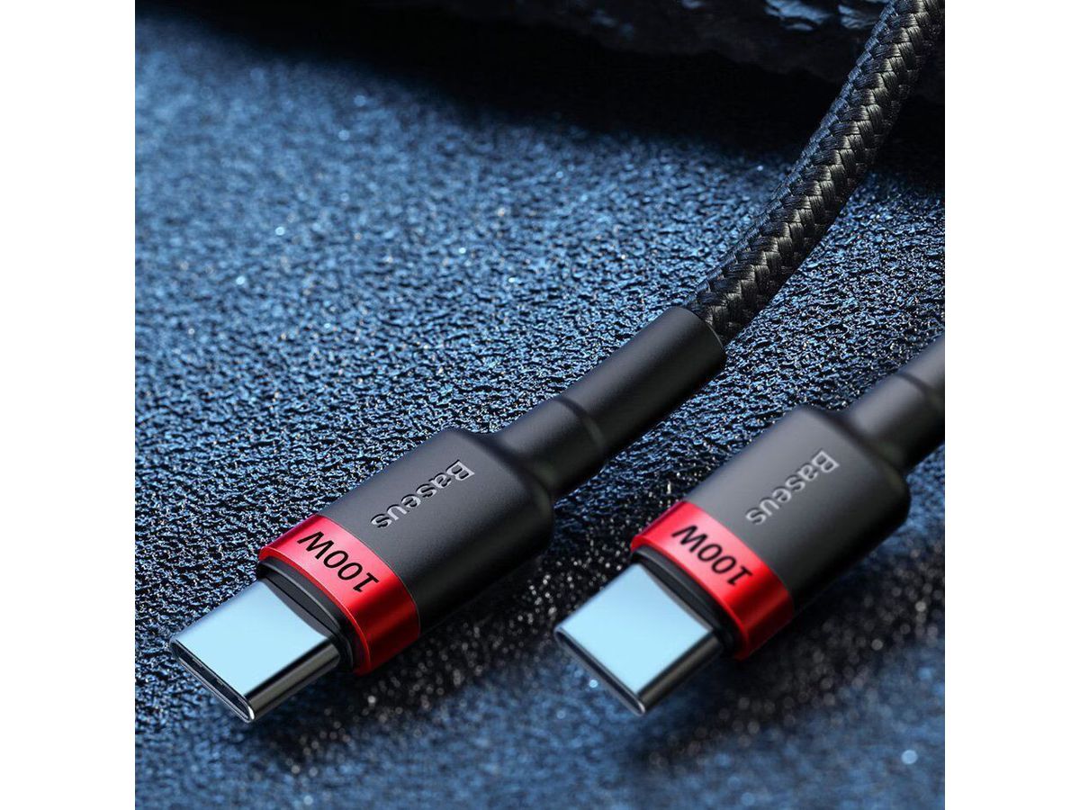 Baseus USB-C to USB-C 2m 100W Black