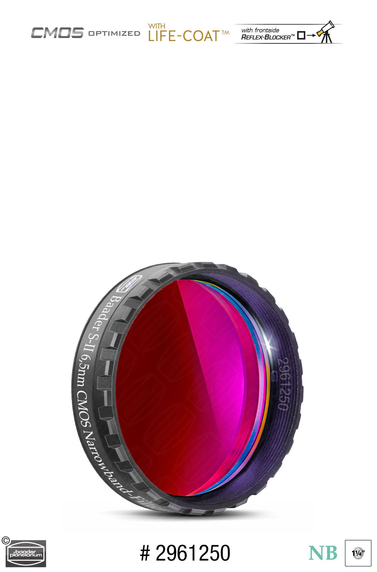 Baader Schmalband SII (6.5nm) 1.25"