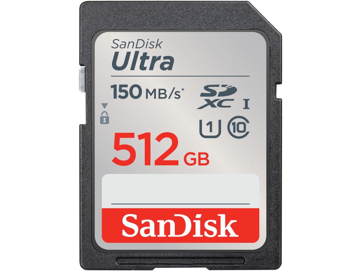 SanDisk Ultra 150MB/s SDXC 512GB