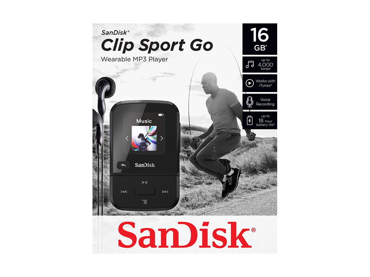 SanDisk Clip Sport Go 32GB Black