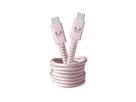 Fresh'N Rebel USB-C to C 3A 480Mbps 2m Smokey Pink