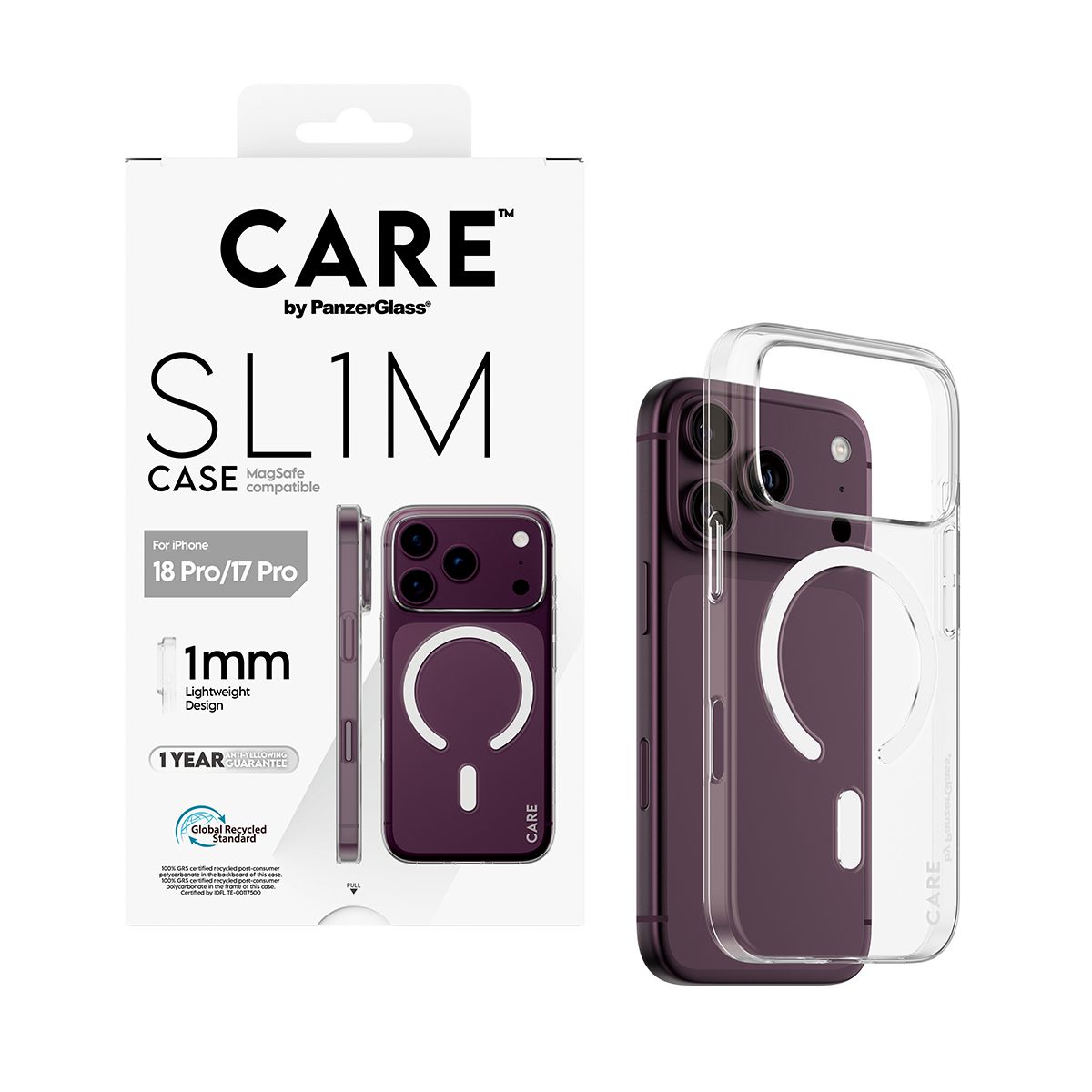 PanzerGlass iP 17/18 Pro SL1M Case clear