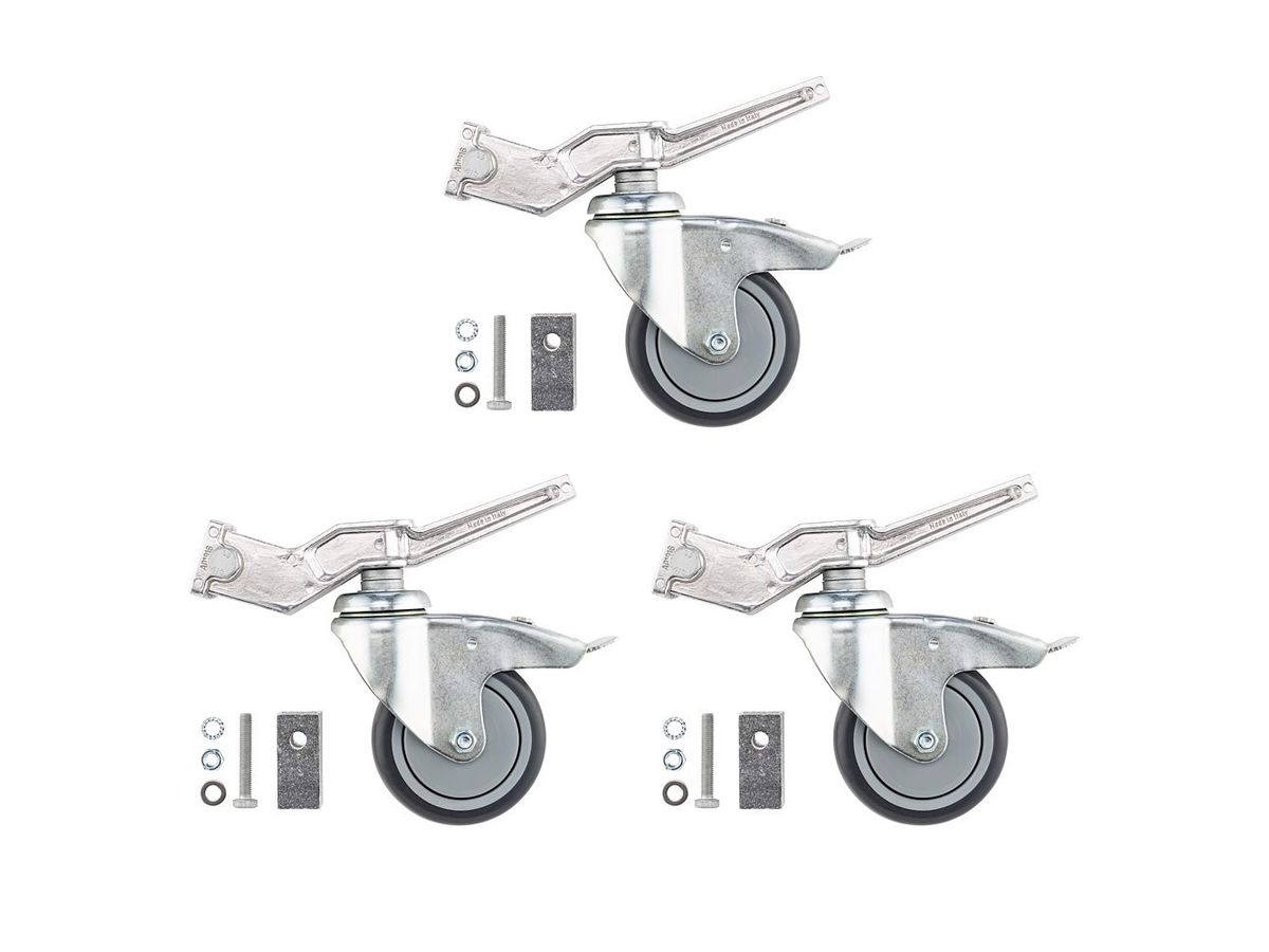 Avenger Wheel Set 3 w/Brakes Silver