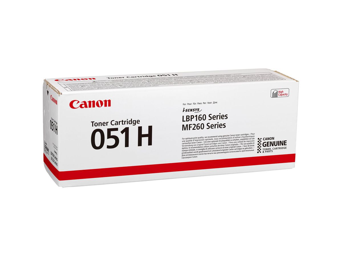 Canon Toner, 051H Black High Yield