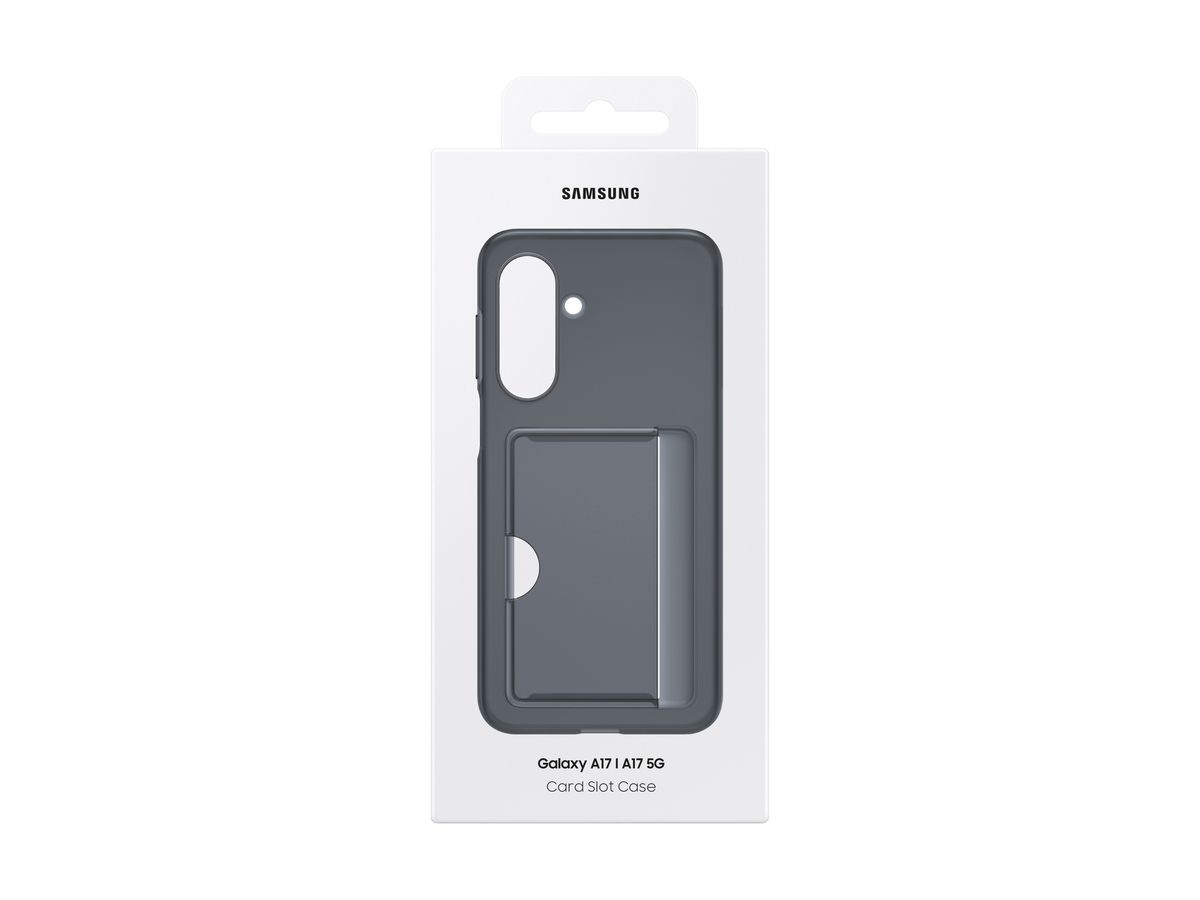Samsung A17 Card Slot Case Black