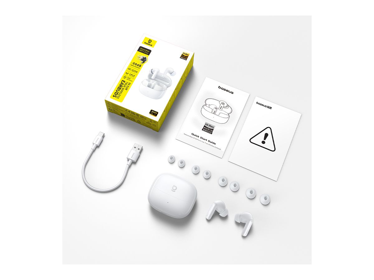 Baseus Bass BP1 Pro InEar TWS Earbuds Wh