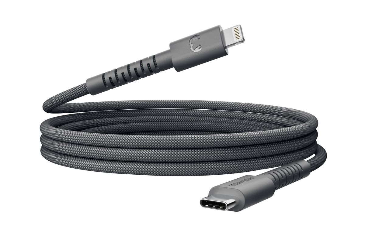 Fresh 'n Rebel USB-C to Lightning Grey