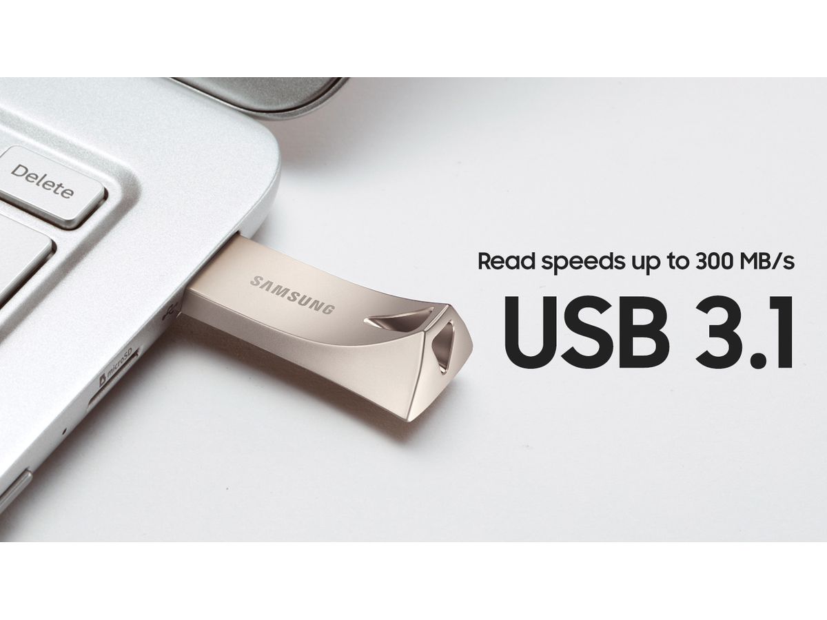 Samsung USB3.1 Bar Plus Silver 256GB