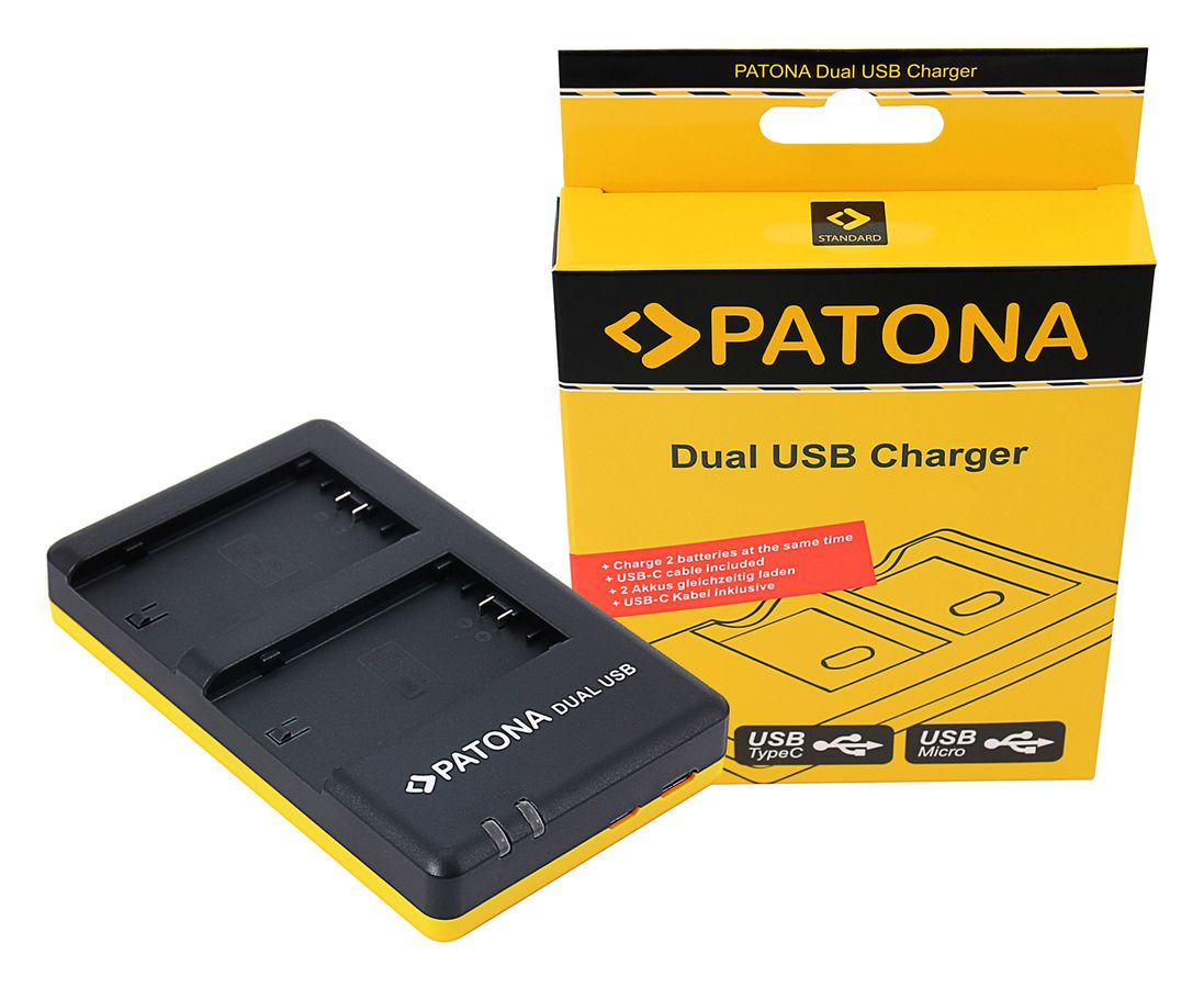 Patona Chargeur Dual USB NP-FZ100