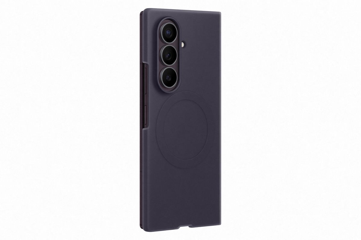 Samsung Fold 8 Ultra Silic Magnet Violet