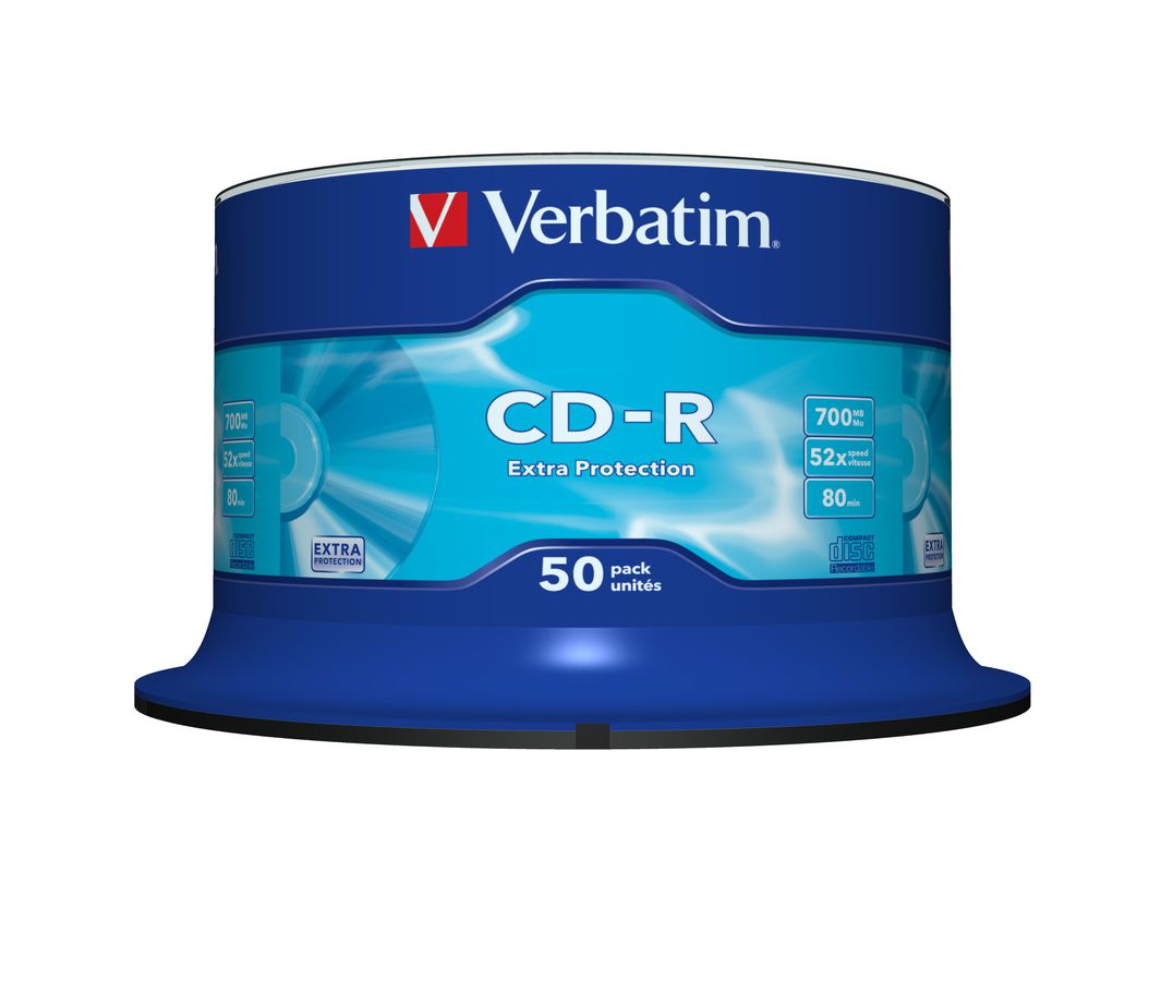 Verbatim CD-R Spindle 700MB 52x 50 Pack