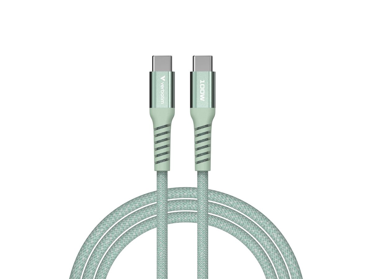 Verbatim Magnetic Cable USB-C 100W Green