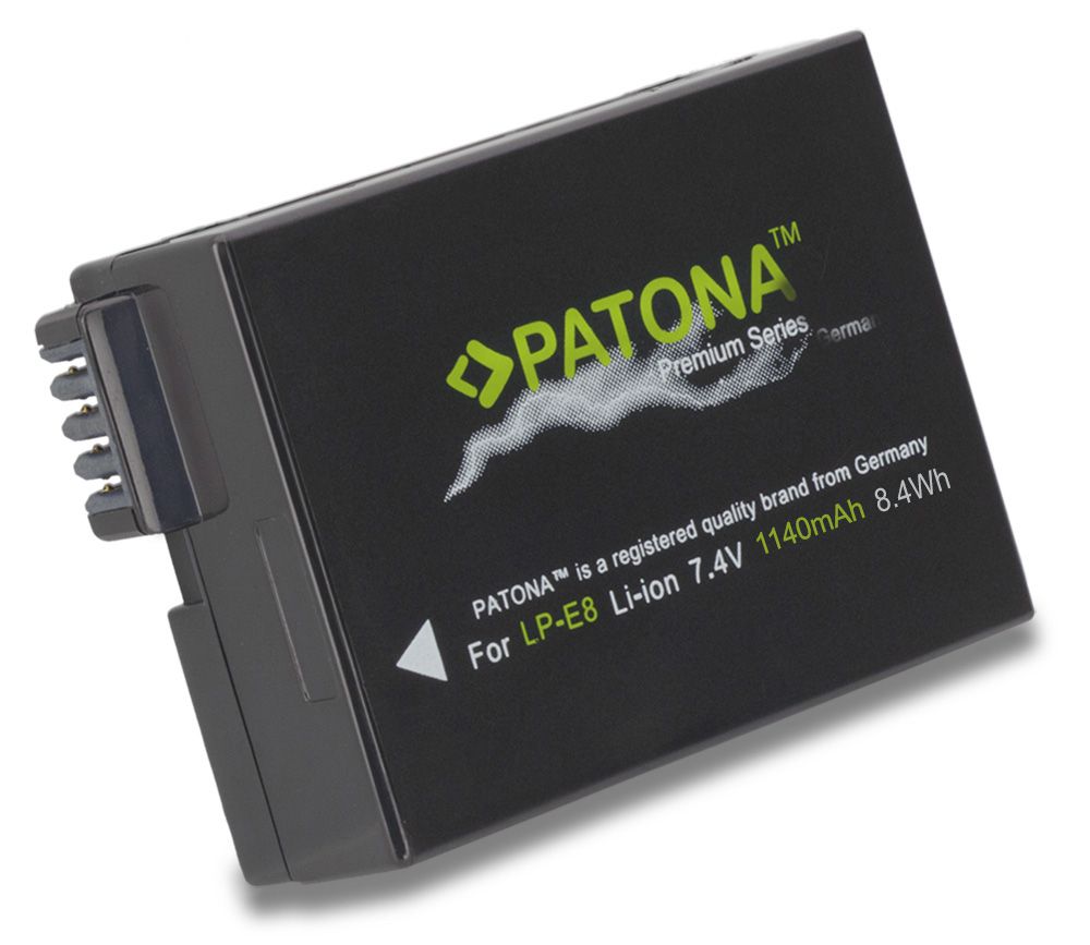 Patona Premium Batterie Canon LP-E8