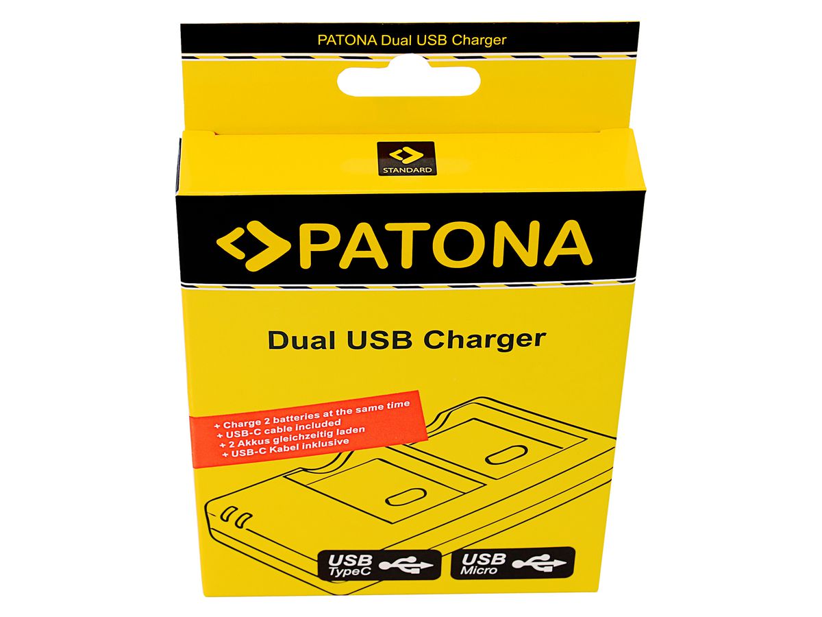Patona Chargeur Dual USB Olympus BLN1
