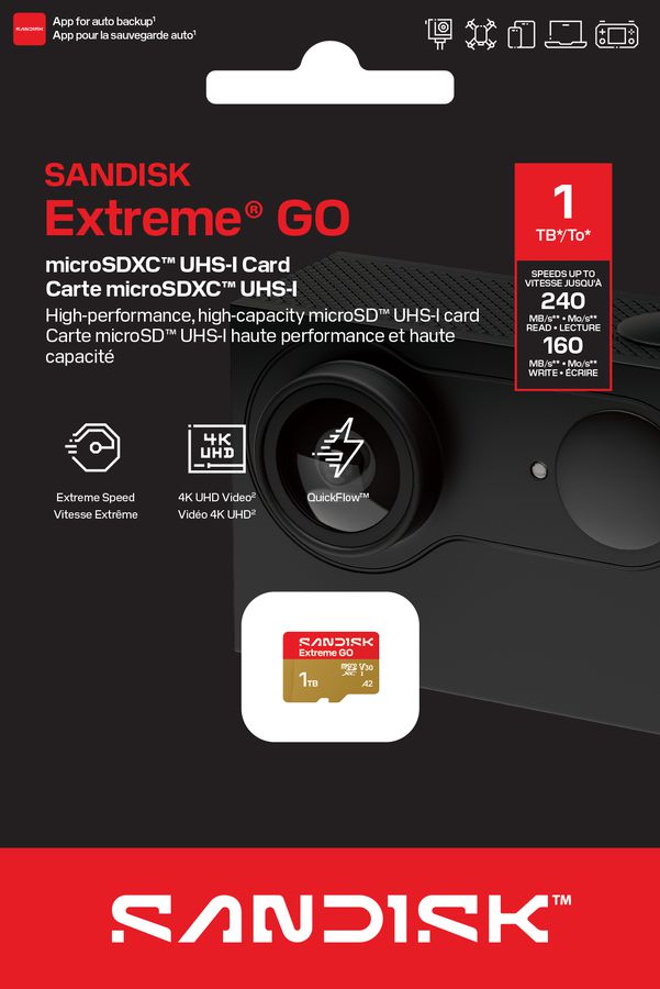 SANDISK Extreme GO microSDXC 1TB