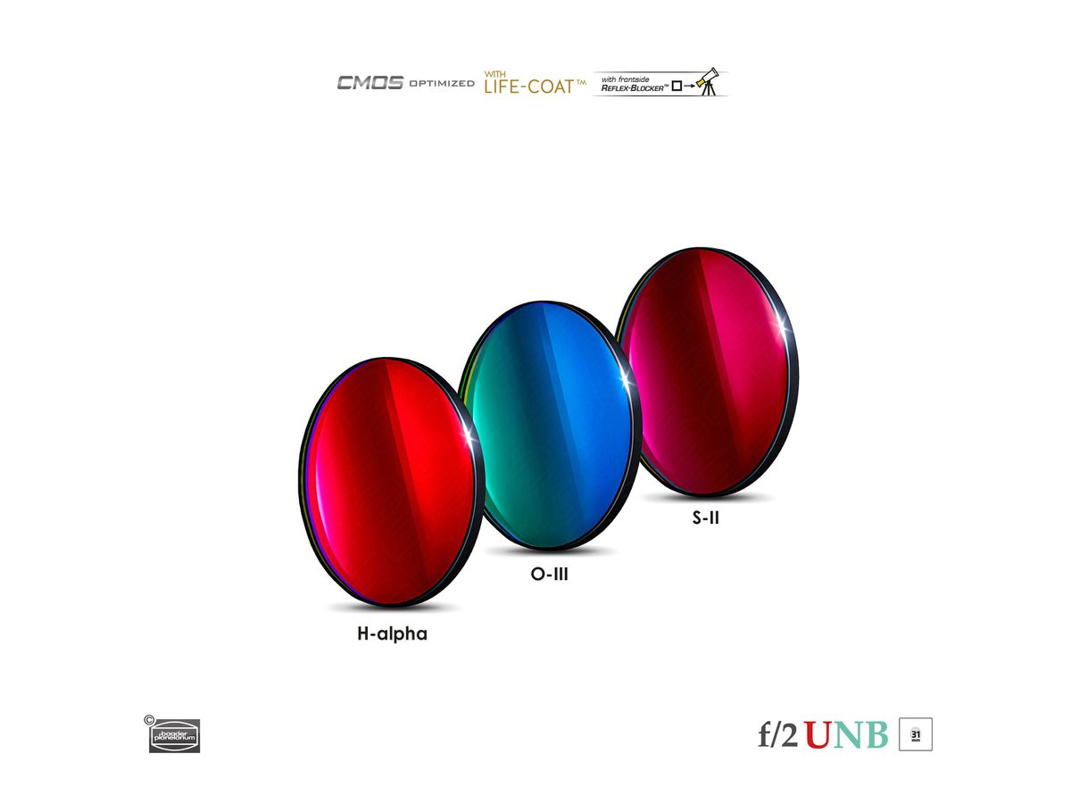 Baader Schmalband Satz 3.5/4nm 31mm f/2