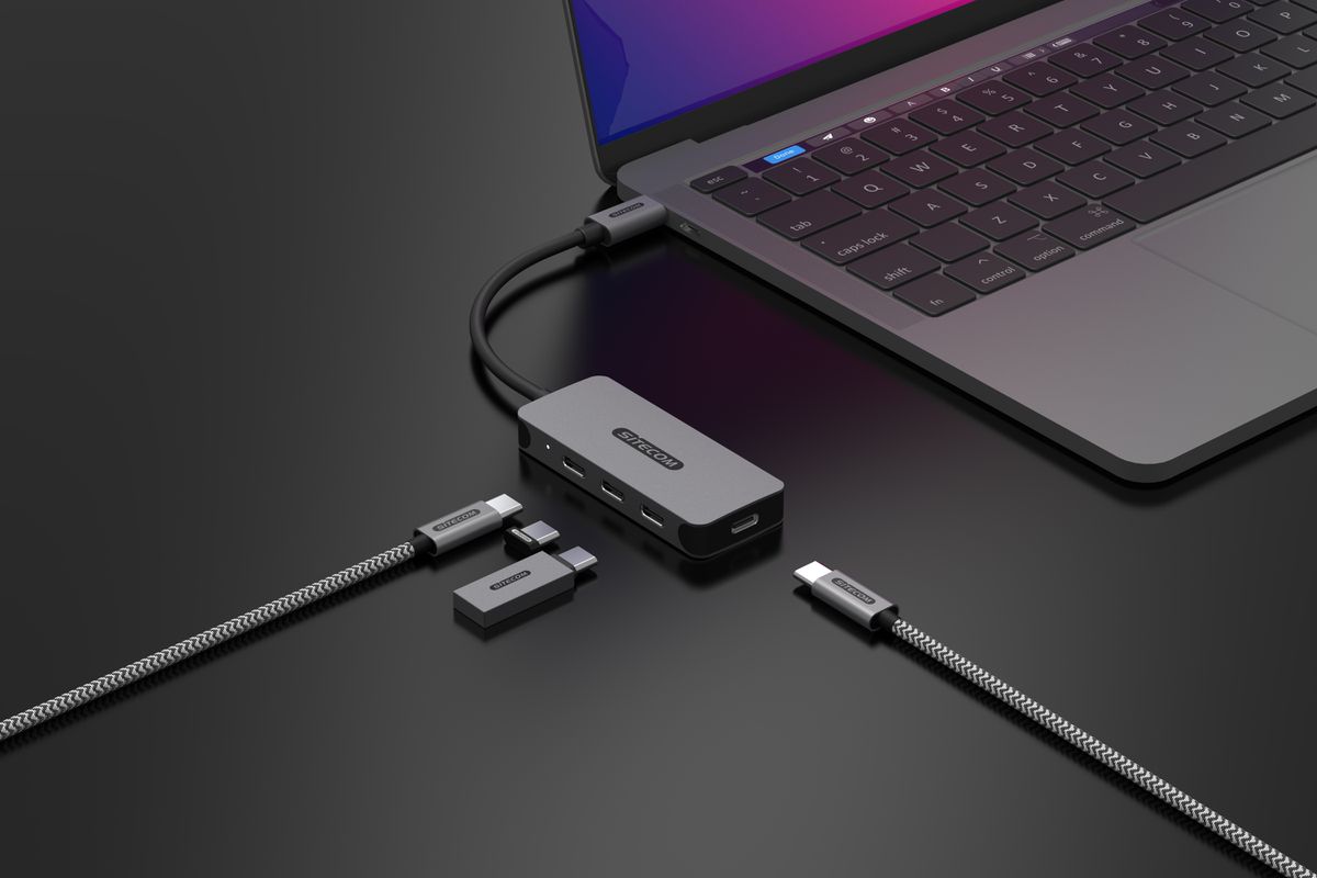 Sitecom USB-C to 4x USB-C Hub