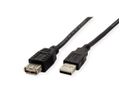 Roline USB 2.0 Kabel, A-A, black (1.8m)