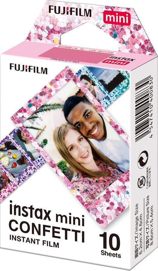 Fujifilm Instax Mini 10 Blatt Confetti