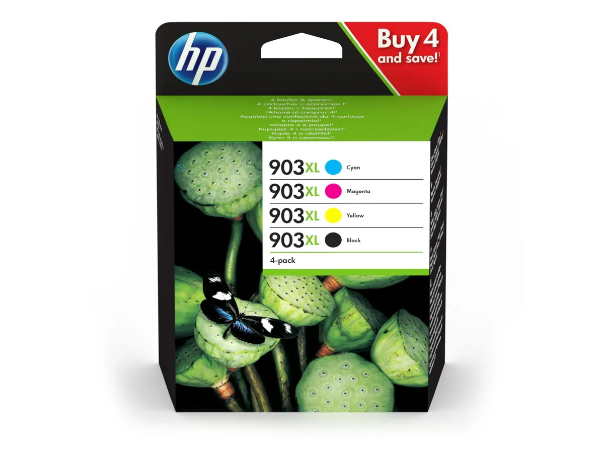 HP 903XL Ink Cartridge CMYBK 825 Pages