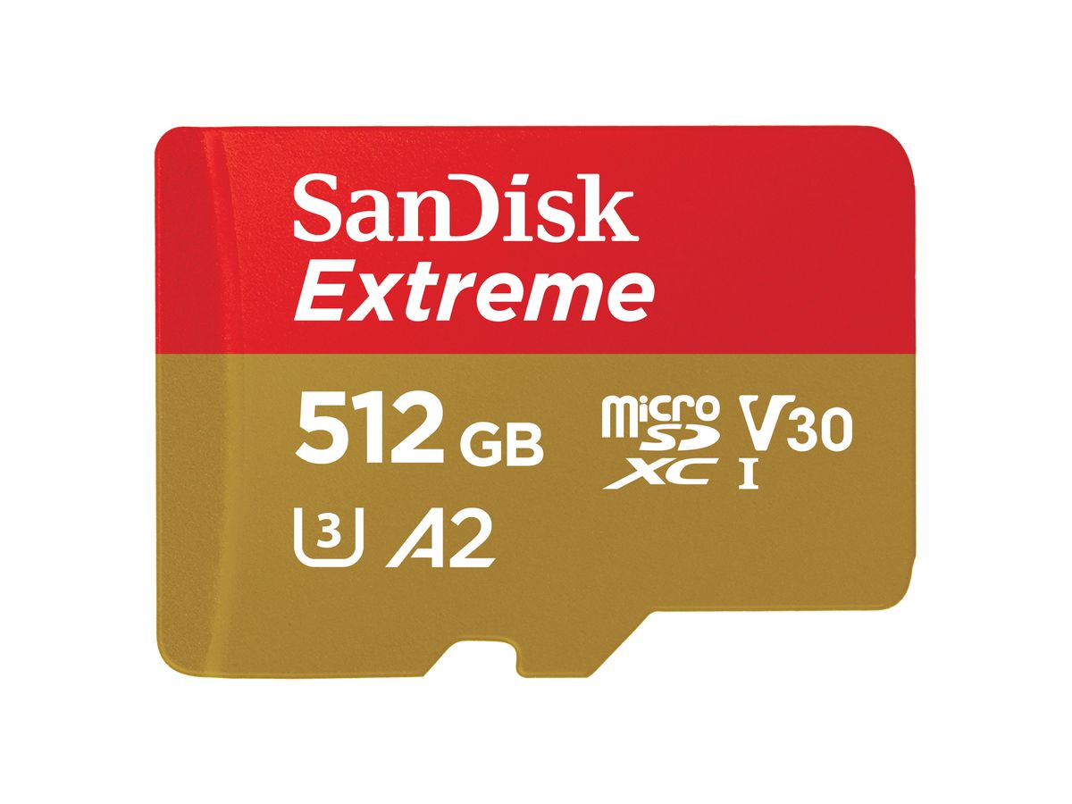 SanDisk Extreme 190MB/s microSDXC 512GB