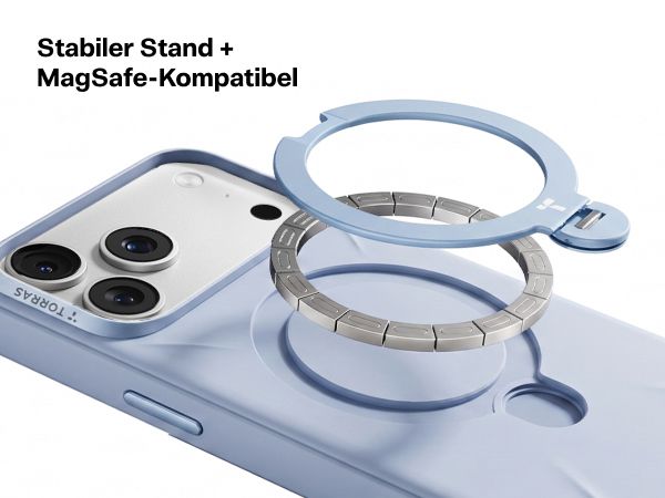 Torras OStand Silic. iP18 Pro Max blue